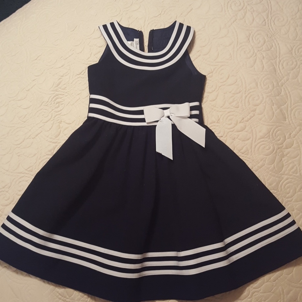 Bonnie Jean size 7 sailor style dress